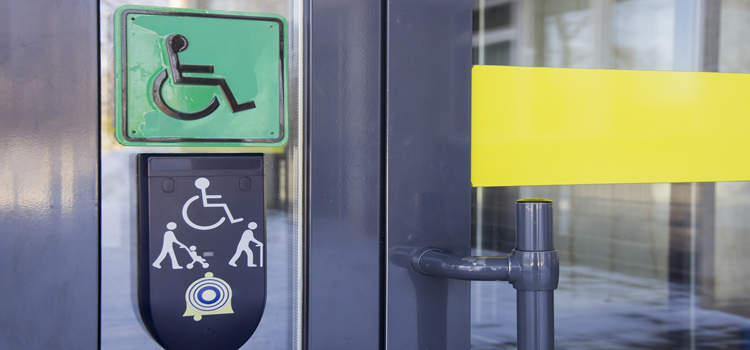automatic handicap door opener in La Ca
